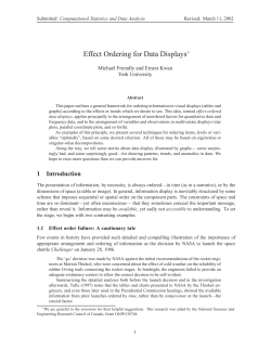 Effect Ordering for Data Displays