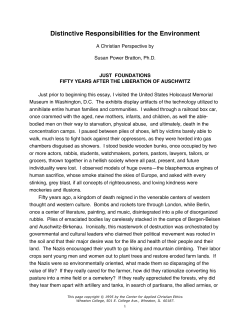 Distinctive Responsibilities for the Environment