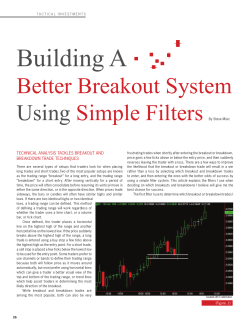Building a Better Breakout System Using System Filters