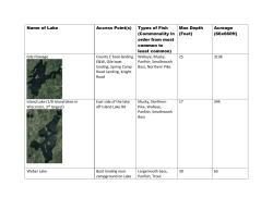 Lake Information
