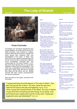 The Lady of Shalott