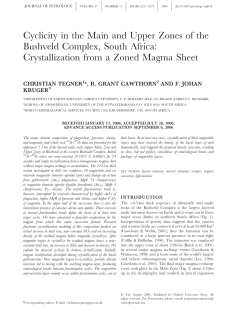 Crystallization from a Zoned Magma Sheet