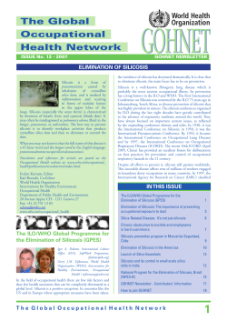 The Global Occupational Health Network