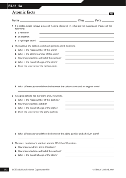 Atomic facts - ThisIsPhysics