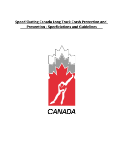 Speed Skating Canada Long Track Crash Protection and Prevention