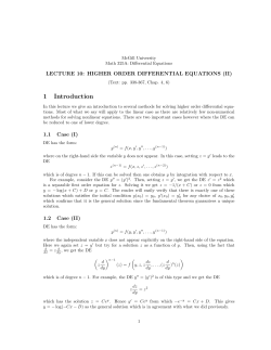 1 Introduction - McGill University