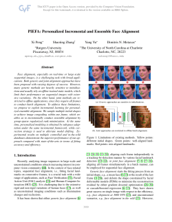 PIEFA: Personalized Incremental and Ensemble Face Alignment