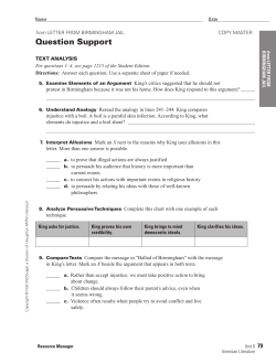 Question Support