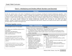 Unit 4 - Madison Public Schools