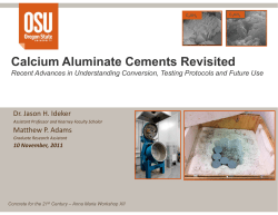 Calcium Aluminate Cements Revisited