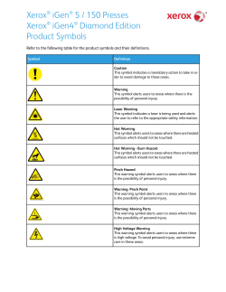 iGen Product Symbols Slip Sheet