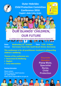 Our Islands Children our Future Conference
