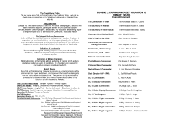 EUGENE L. CARNAHAN CADET SQUADRON 85 MEMORY WORK