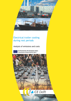 Electrical trailer cooling during resting periods