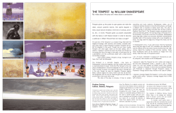 THE TEMPEST by WILLIAM SHAKESPEARE