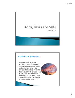 Acids, Bases and Salts