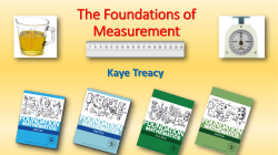 The Foundations of Measurement