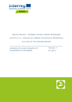 Brownfield analysis of Rijeka FUA, pdf 2.3 MB