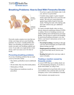 COPD, Asthma, and Fireworks Smoke