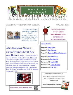 Media Center Newsletter Aug