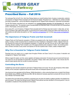 public notice - The Rt. Hon. Herb Gray Parkway