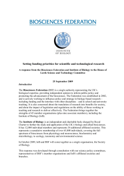 Setting funding priorities for scientific and technological research
