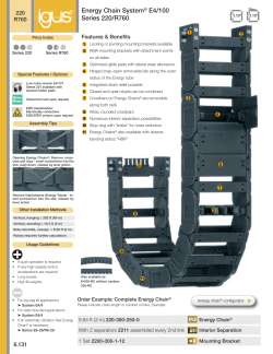 Energy Chain System&reg; E4/100 Series 220/R760