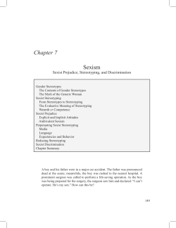Chapter 7 Sexism