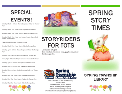 SPRING STORY TIMES