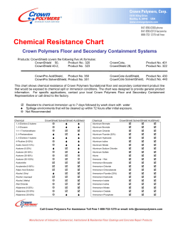 Chemical Resistance Chart