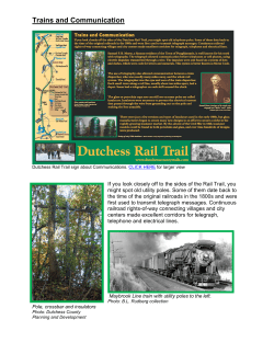 Trains and Communication - Dutchess County, New York