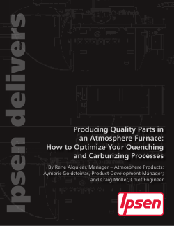 Producing Quality Parts in an Atmosphere