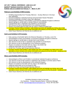 Exhibit Opportunities - Association of Professional Chaplains
