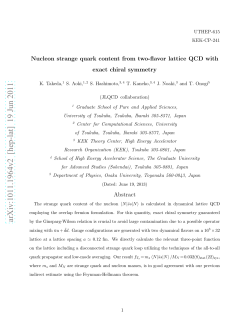 Nucleon strange quark content from two