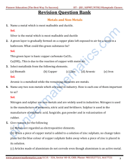 10th CBSE {SA - 1} Revision Pack Booklet - 5