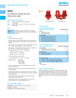 Data Sheet: SBOL  - ADB Airfield Solutions
