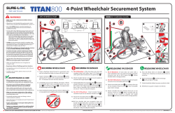 4-Point Wheelchair Securement System - Sure-Lok