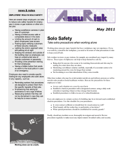 Solo Safety - Assurance, Ltd.