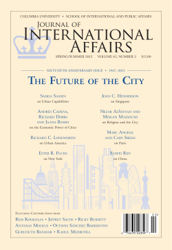 journal of international affairs