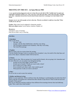 Meeting on the ice description