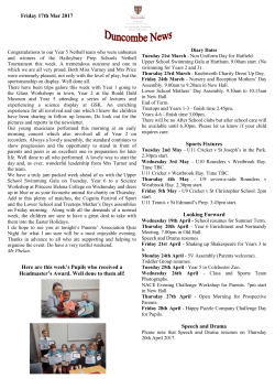 Read more - Duncombe School
