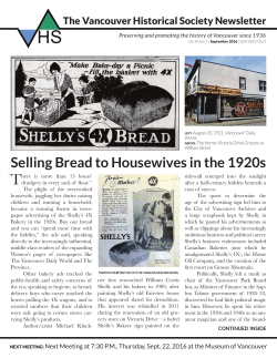 Selling Bread to Housewives in the 1920s