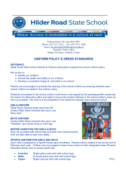 Uniform-and-dress-policy - Hilder Road State School
