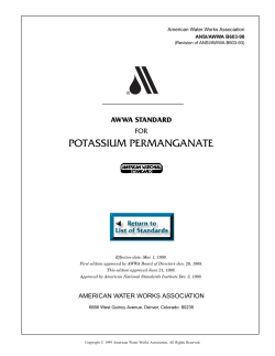 B603-98 Potassium Permanganate