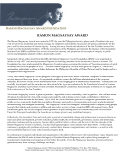 Ramon Magsaysay Award Foundation