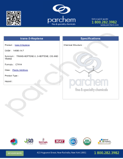trans-3-Heptene Specifications