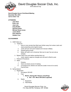 12/05/16 DDSC Board Meeting Minutes