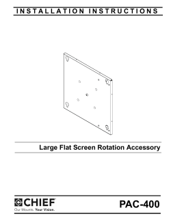 pac400 installation instructions