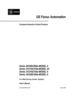 Series 30i/31i/32i-A User`s manual (for MC), GFZ-63944EN-2/02