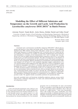 Modelling the Effect of Different Substrates and Temperature on the